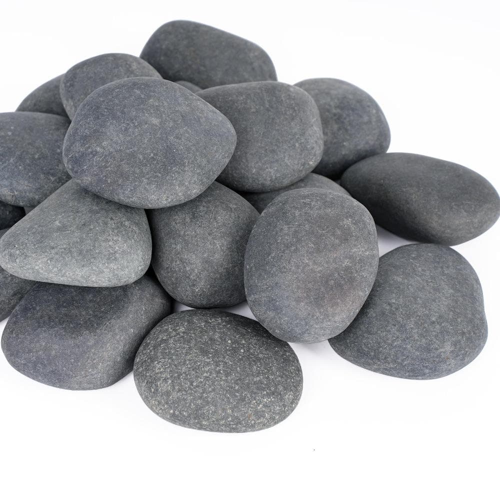 20 lb 2-3 in. River Rocks Natural Decorative Grey Landscaping Stones price history on PriceWatchPro