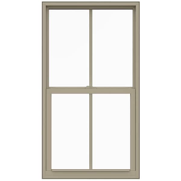 JELD-WEN 28 in. x 54 in. V4500 Single Hung Vinyl Window With