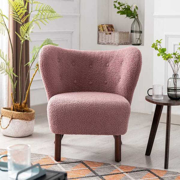 blush chair for bedroom