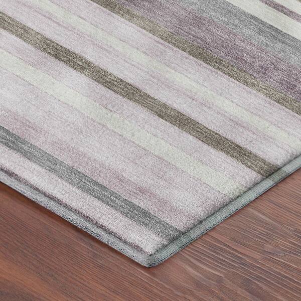 Mayfield Premium Machine Washable Abstract AMF2330 Blush 8 ft. x 10 ft. Area Rug