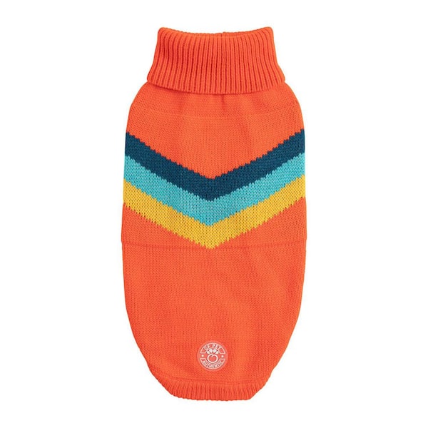 GF PET 3X-Small Orange Alpine Sweater for Dogs