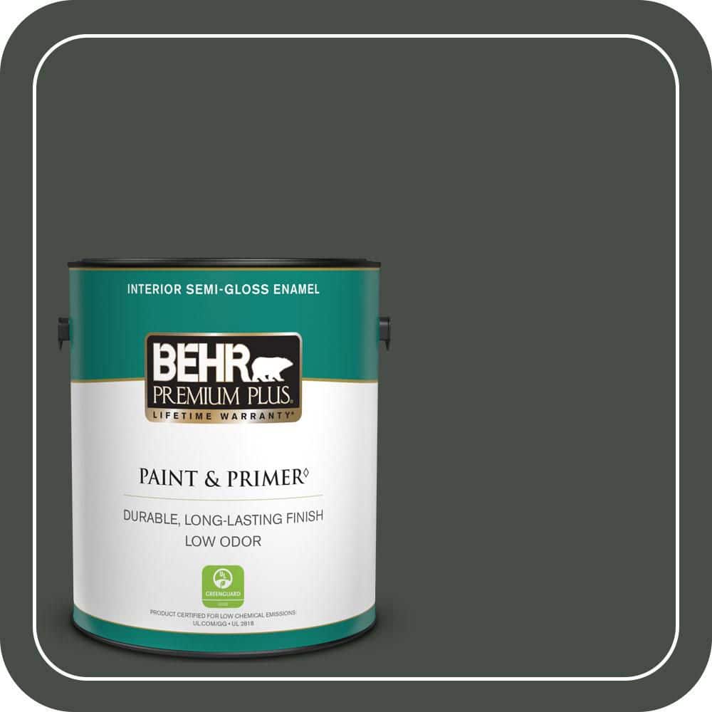 1 gal. #PPF-55 Forest Floor Semi-Gloss Enamel Low Odor Interior Paint & Primer price history on PriceWatchPro