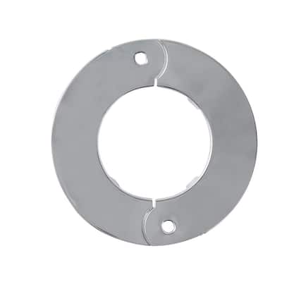 1-1/2 in. Chrome-Plated Steel Iron Pipe Size Split Flange Escutcheon Plate