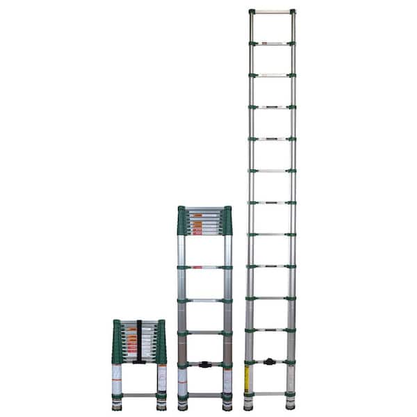 XTEND+CLIMB 12.5 ft. Aluminum Telescoping Extension Ladder (16.5 Reach Height), 300 lbs. Load Capacity ANSI Type 1A Duty Rating