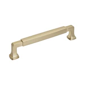 Stature 6-5/16 in. (160 mm) Golden Champagne Cabinet Drawer Pull