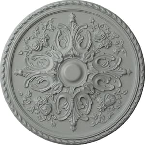 32-5/8" x 2" Bradford Urethane Ceiling Medallion (Fits Canopies up to 6-5/8"), Primed White