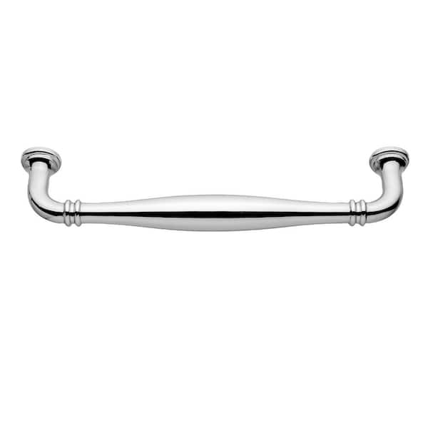 10-Pack Paris 6 in. (152 mm) Center-to-Center Traditional Polished Nickel Bar Drawer Pull