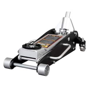 2.5-Ton Low-Profile Aluminum and Steel Floor Jack with Dual Piston Speedy Lift