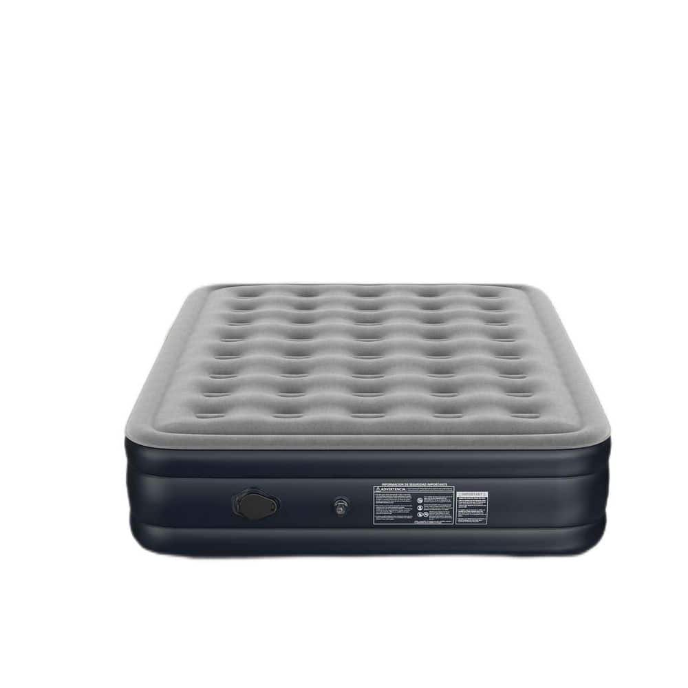 18 in. Raised Comfort Queen Air Mattress with Built-in 2000mAh Rechargeable