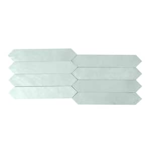 Festa Green 1.7 in. x 9.6 in. Matte Ceramic Picket Wall and Floor Tile (2.37 sq. ft./case) (23-pack)