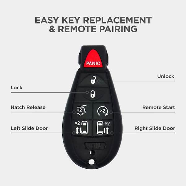 Car Keys Express Nissan Simple Key - 5 Button Smart Key Remote