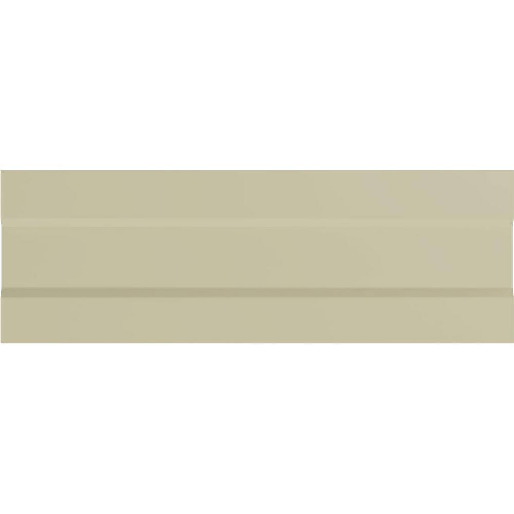 Gray and Off-White Geometric Urethane Panel Moulding Sample