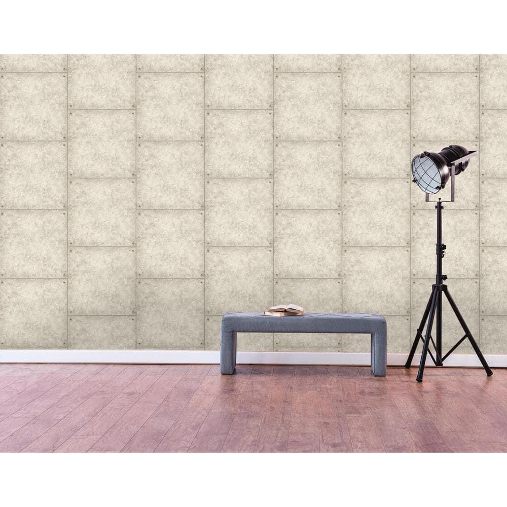 Gray Cement Peel and Stick Wallpaper Roll