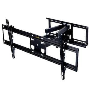 Full Motion Articulated Tilt and Swivel 37 in. - 60 in. Television Wall Mount in Black