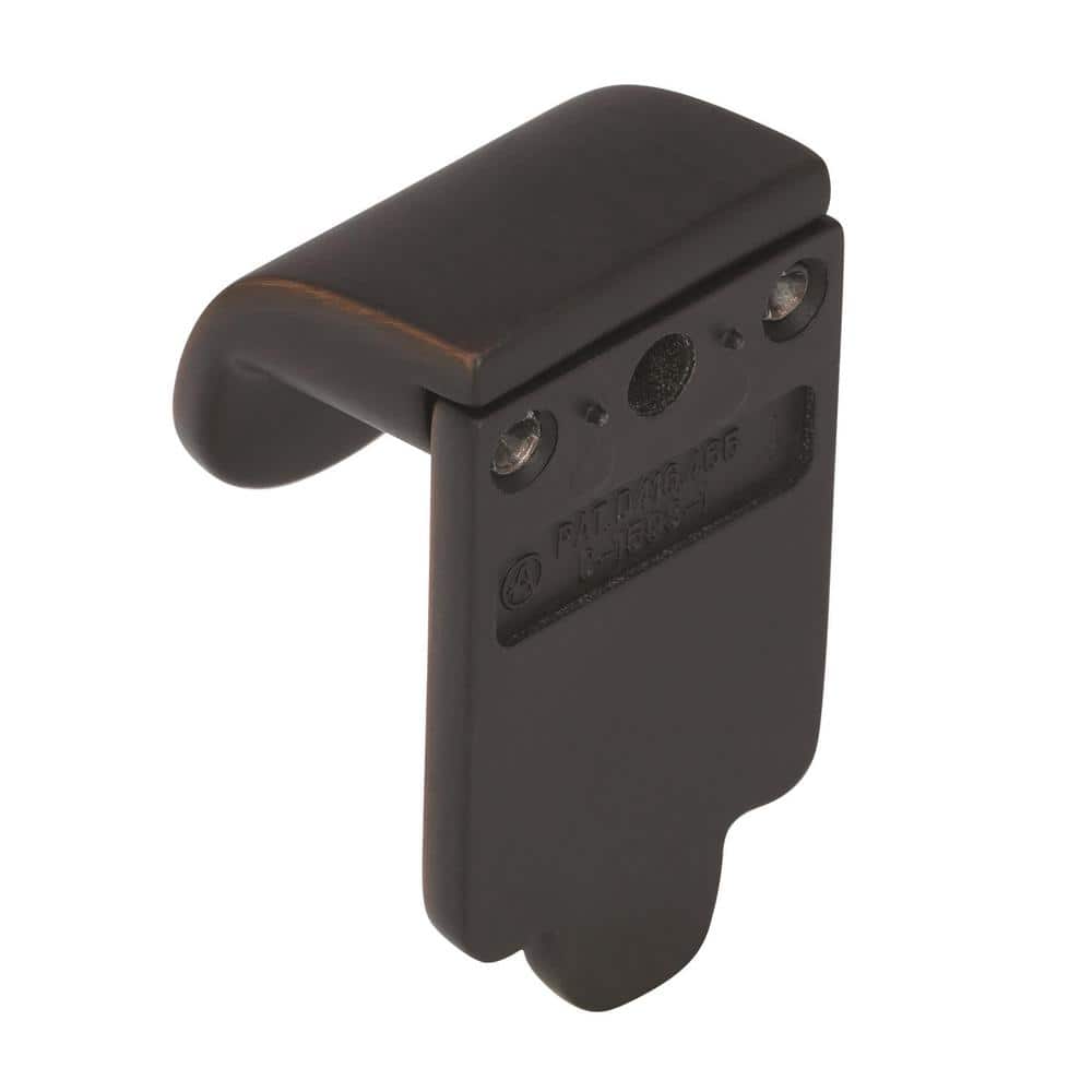 Oil Rubbed Bronze Rustic Finger Pull with Mounting Hardware