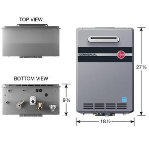 199000 Btu - Rheem - Tankless Gas Water Heaters - Tankless Water Heaters -  The Home Depot