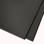 24 in. x 36 in. x .220 in. Black HDPE Sheet (2-Pack)