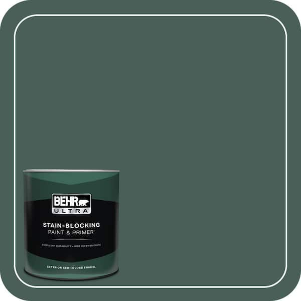 BEHR ULTRA 1 qt. #M440-7 Rainforest Semi-Gloss Enamel Exterior Paint & Primer