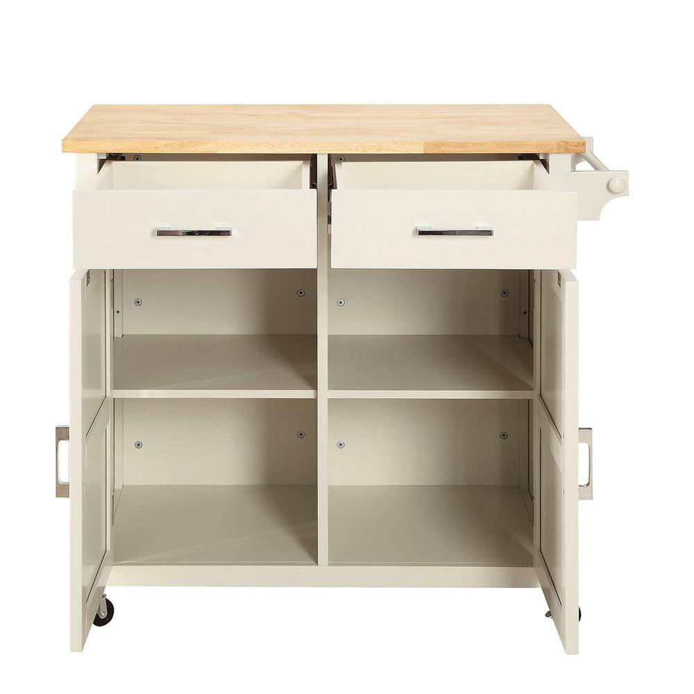 Macie Black Small Kitchen Cart - thumbnail 3