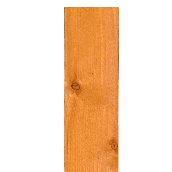 Alta Forest Products 5/8 in. x 5-1/2 in. x 5 ft. Cedar-Tone Stained Whitewood Flat Top Fence Picket