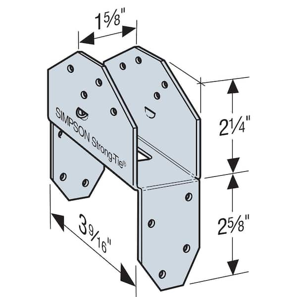 Simpson Strong-Tie 18-Gauge Galvanized Saddle Rafter Tie