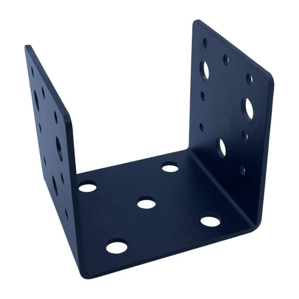 Heavy Duty Steel Black Post Base Brackets 4 x 4 Post Anchor Connector Joist Hanger for Wood Support (4-Pack) price history on PriceWatchPro