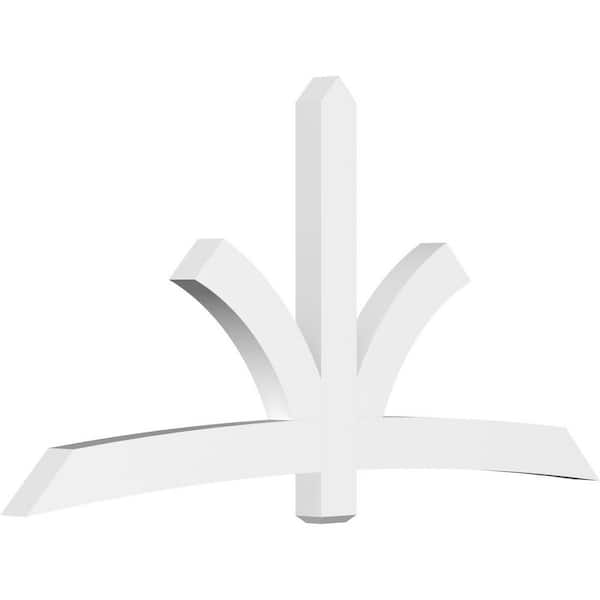 Ekena Millwork Davenport 96 in. W x 48 in. H x 4 in. D Signature Polyurethane Bracket