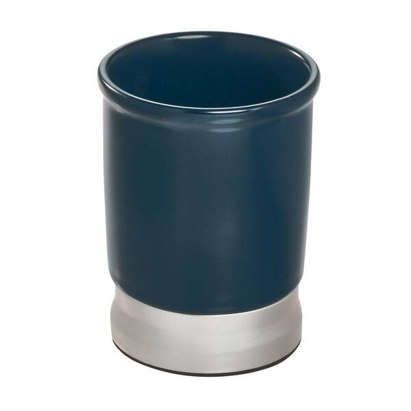 IDESIGN Bexley Tumbler in Matte Coconut and Satin Silver