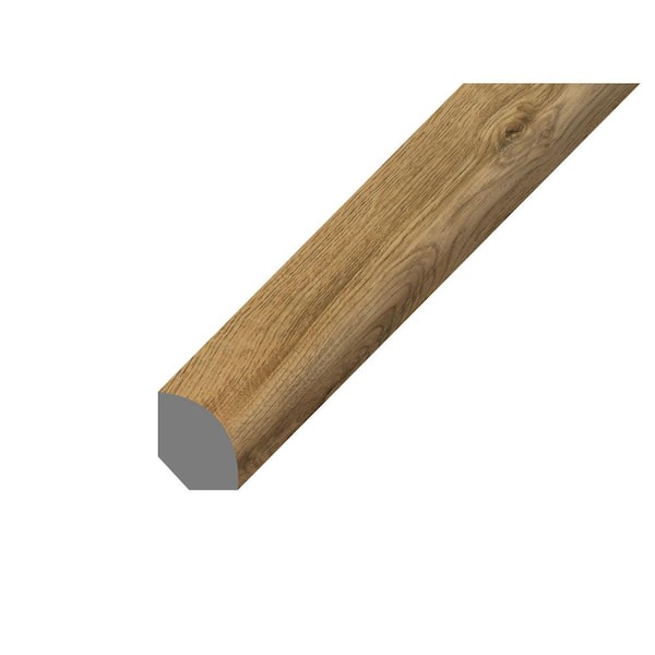 Bruce Hydralock Mountain Bridge .75 in. Thick x .63 in. Wide x 94 in. Length Vinyl Quarter Round Molding