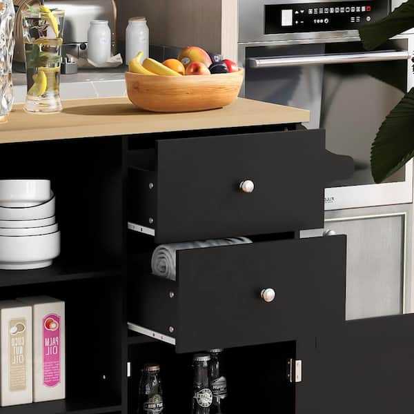 Zulay Kitchen Drawer & Shelf Liner - Black, 1 - Harris Teeter