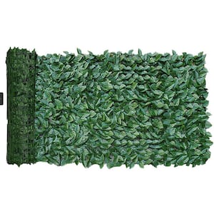 59 in. x 118 in. Artificial Ivy Hedge Privacy Fence Screen