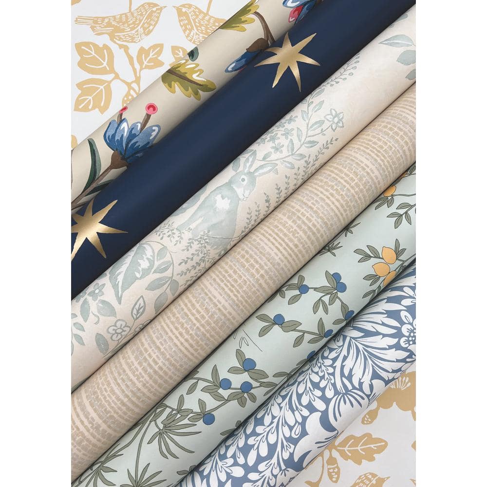 Ochre Yellow Damask Self-Adhesive Peel and Stick Wallpaper