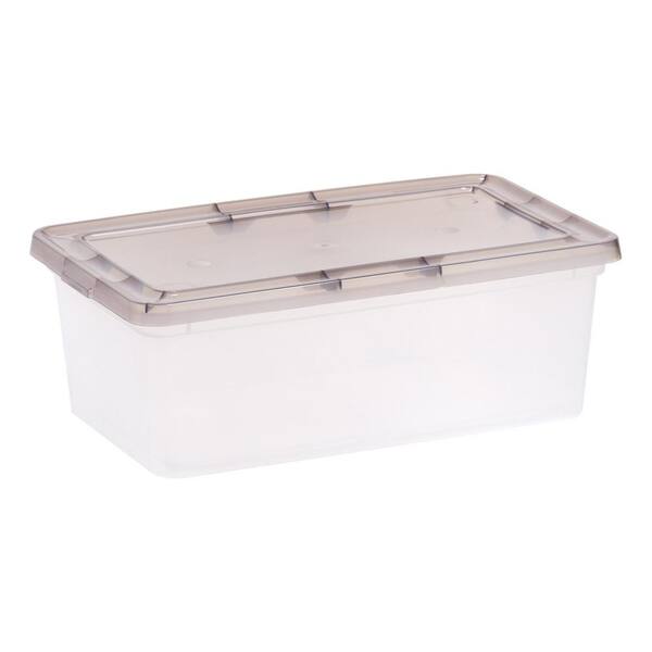 Large Plastic Storage Boxes With Lids Home Storage Solutions Stacking t4 