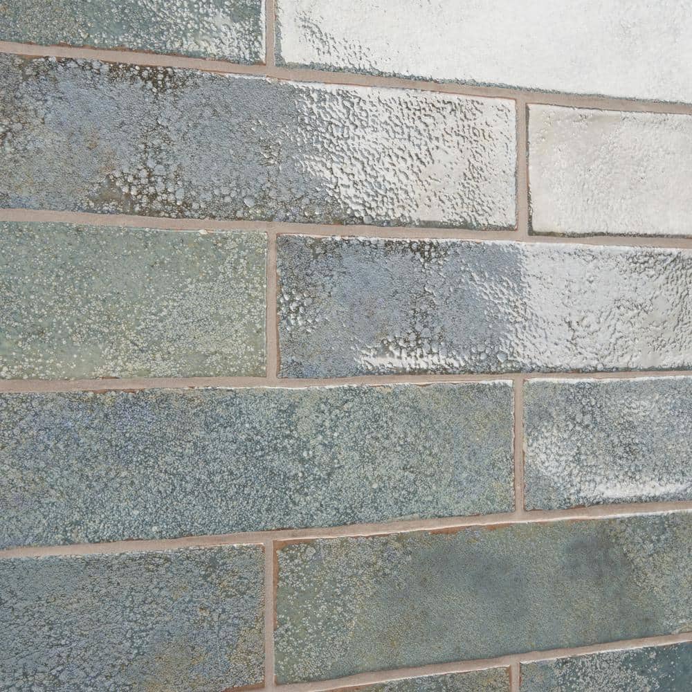 Mandalay Green Polished Ceramic Subway Wall Tile