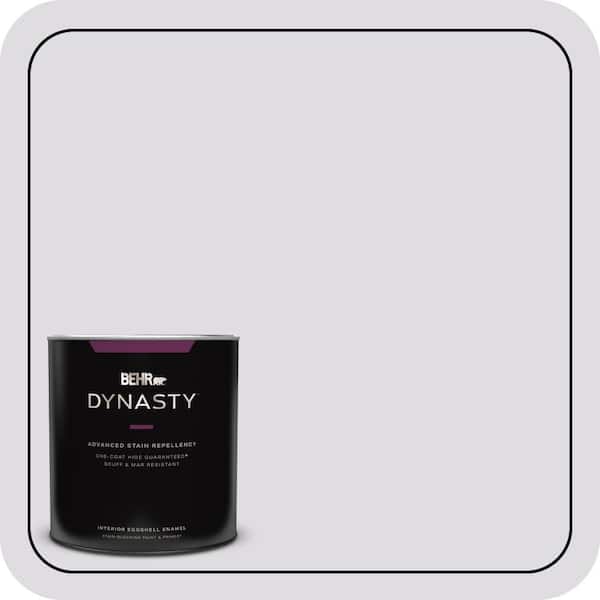 BEHR DYNASTY 1 qt. #N100-1 Enigma Eggshell Enamel Interior Stain-Blocking Paint & Primer