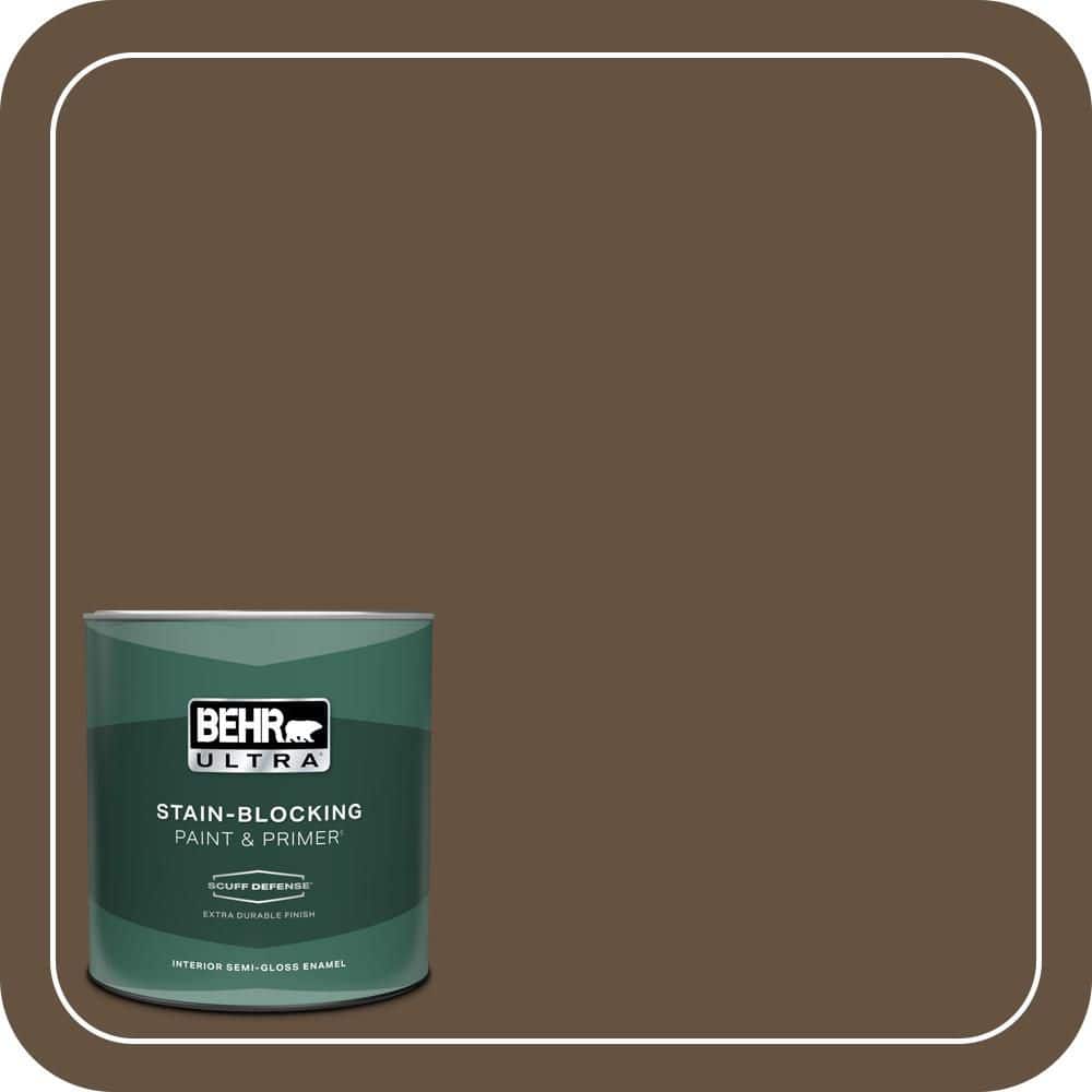 1 qt. #ECC-20-3 Hickory Grove Extra Durable Semi-Gloss Enamel Interior Paint & Primer price history on PriceWatchPro