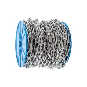 Everbilt #2/0 x 50 ft. Zinc Plated Steel Passing Link Chain 806460 - The  Home Depot