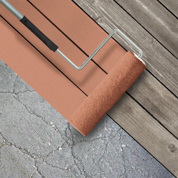 5 gal. #M200-5 Terra Cotta Clay Textured Low-Lustre Enamel Interior/Exterior Porch and Patio Anti-Slip Floor Paint