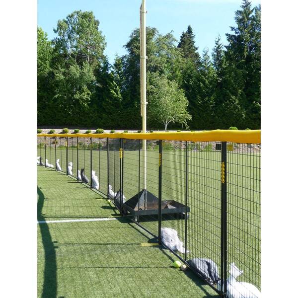 Perimeter Patrol 6 ft. x 87 ft. 12-Panel Black Powder-Coated Welded Wire Temporary Fencing