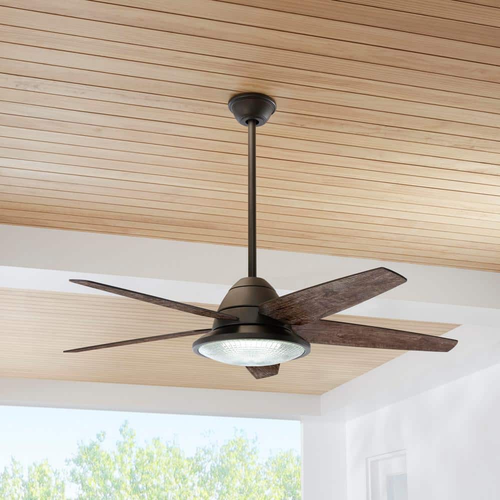 Berwick 52 in. LED Outdoor Espresso Bronze Ceiling Fan with Light price history on PriceWatchPro
