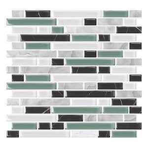 Vinyl Collection Seagreen 10 in. x 10 in. Vinyl Peel and Stick Tile (6.9 sq. ft./10-Sheets)