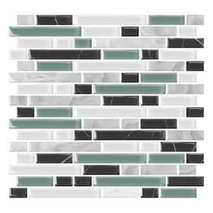 Art3d Spruce-Gray 11.4 in. x 13.5 in. PVC Peel and Stick Tile for Kitchen  Backplash, Bathroom, Fireplace (9.6 sq. ft./Box) A162hd02P10 - The Home  Depot