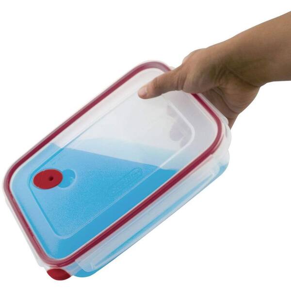 Refrigerator Food Container Sealed Storage Box, Portable Plastic Baby Food  Organizer For Travel, 1600ml 1pc
