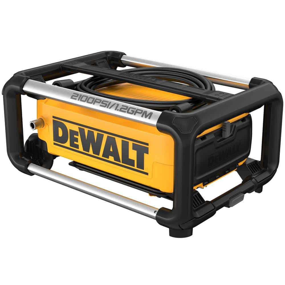 DEWALT Yellow and Black 2100 PSI Electric Pressure Washer with Axial Cam Pump