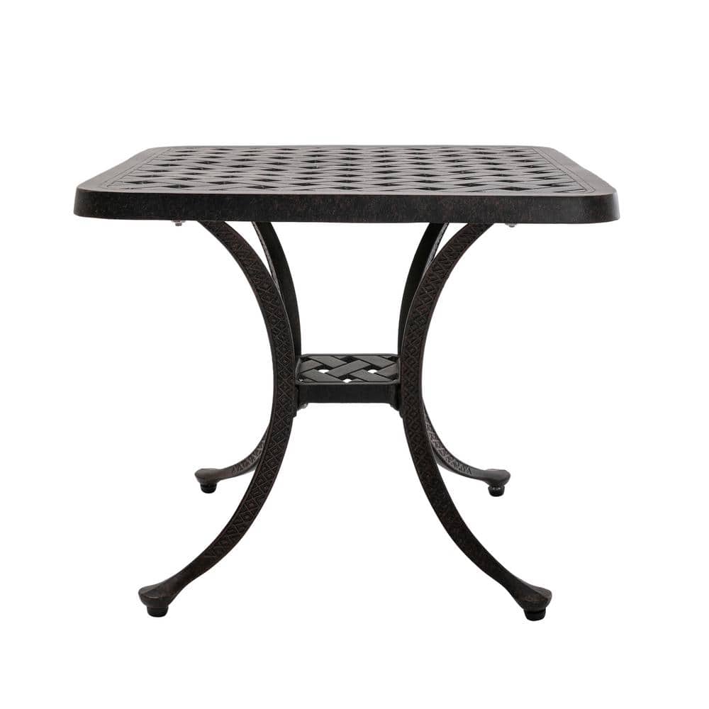Bronze Metal Cast Outdoor Bistro Table