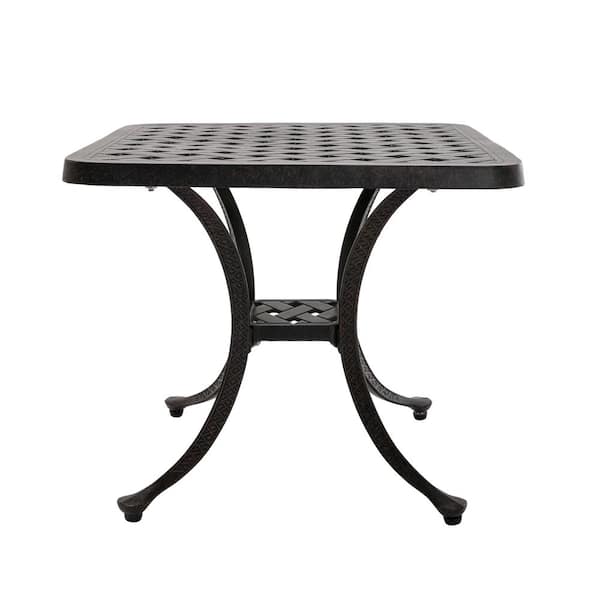 Unbranded Bronze Metal Cast Outdoor Bistro Table