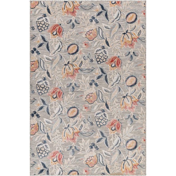 Livabliss Cabo Gray Cottage 2 ft. x 4 ft. Indoor/Outdoor Area Rug