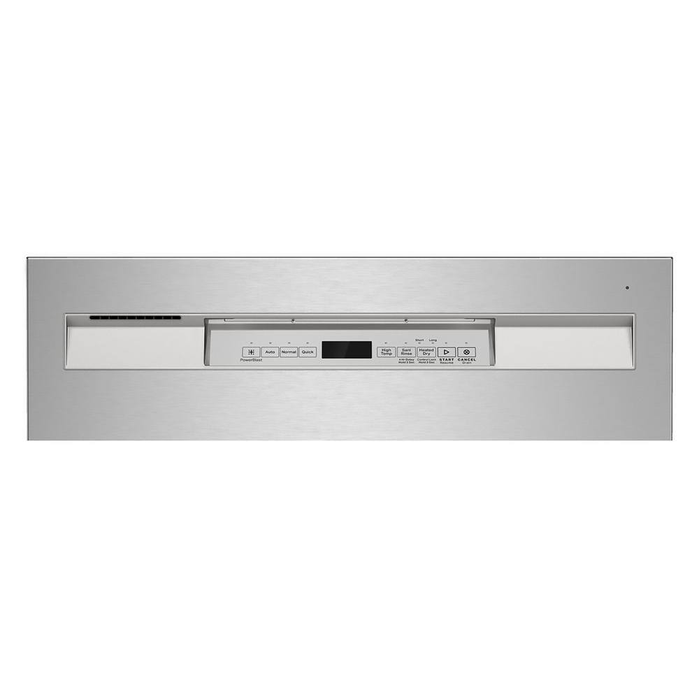 Fingerprint Resistant Stainless Steel Tub Dishwasher with Dual Power Filtration