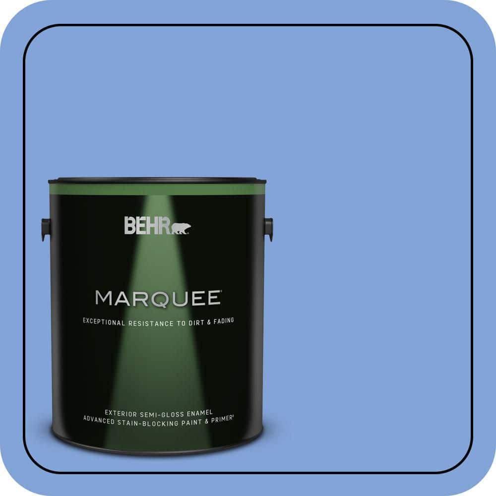 1 gal. #P530-4 Periwinkle Semi-Gloss Enamel Exterior Paint & Primer price history on PriceWatchPro