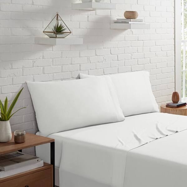 Solid Rayon Twin Xl Sheet Set, White Twin Xl Bed Sheets